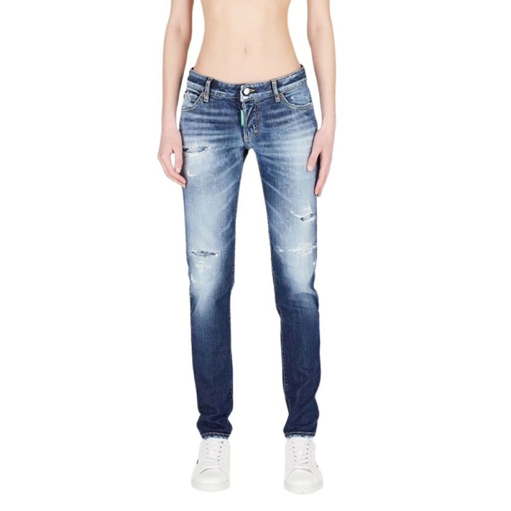 Dsquared2 Jennifer Dames Zwarte Jeans Blue Dames