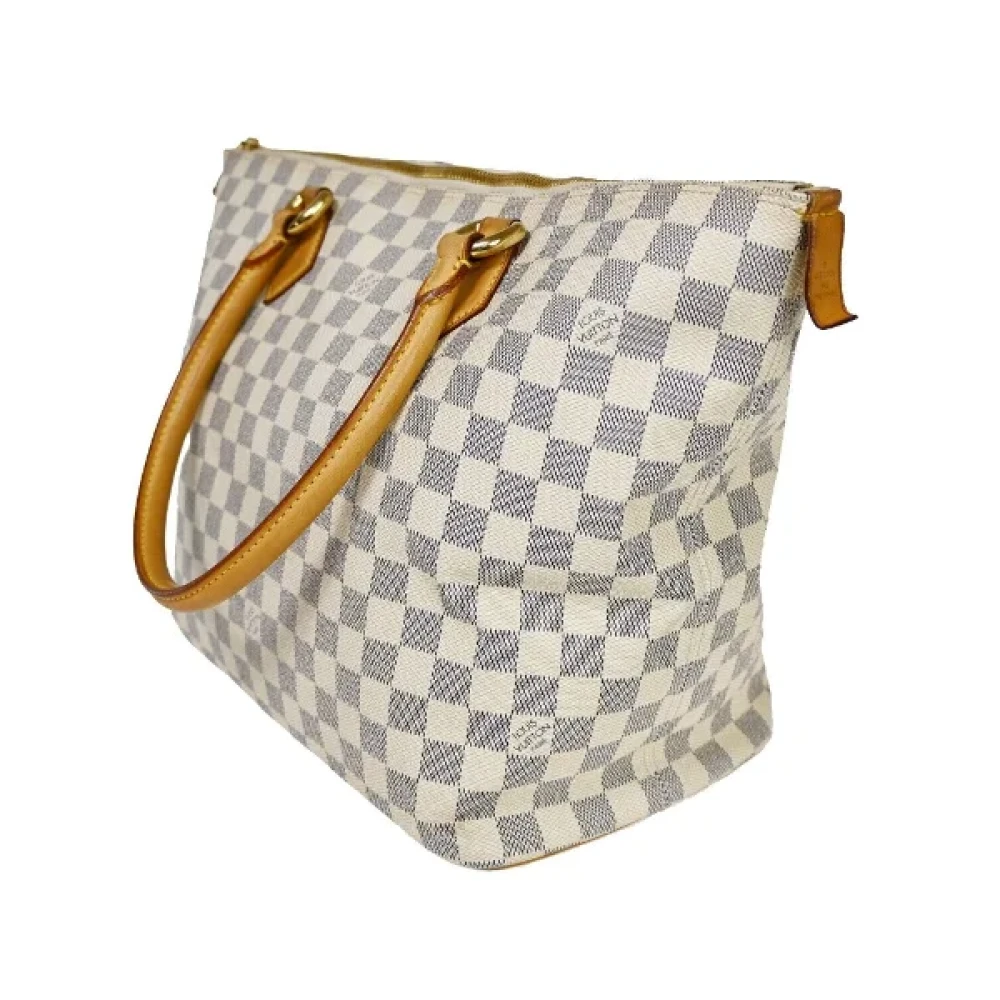 Louis Vuitton Vintage Pre-owned Cotton louis-vuitton-bags White Dames