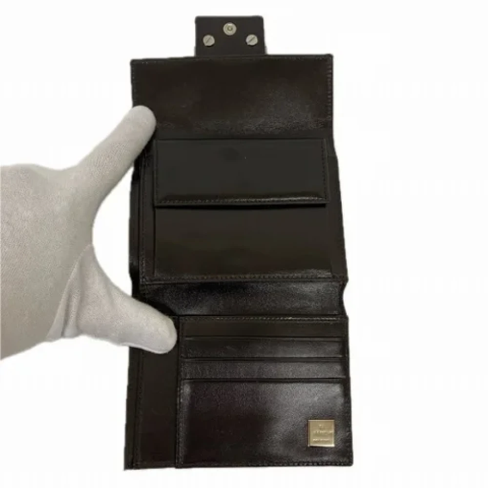 Fendi Vintage Pre-owned Canvas wallets Brown Dames