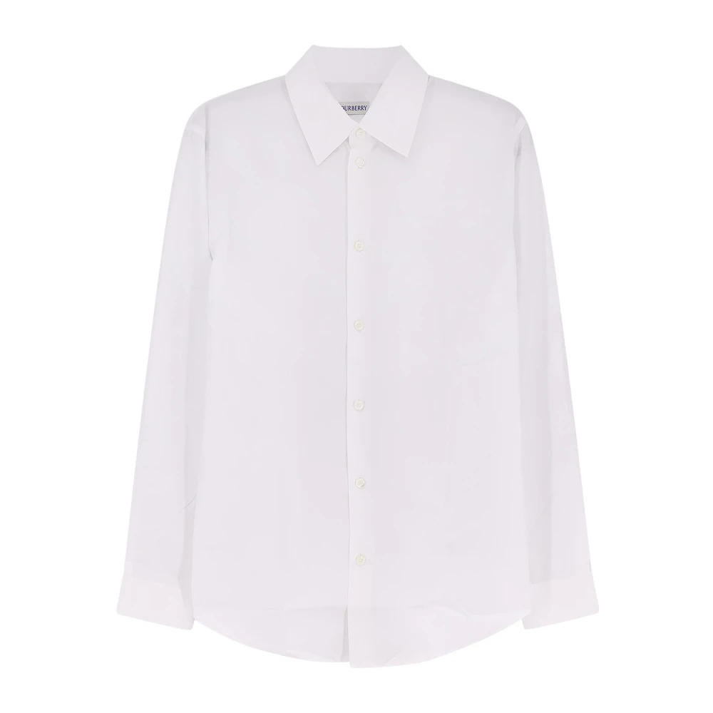 Burberry Men's White Sam Cp - Casual Shirts - L - Shirts