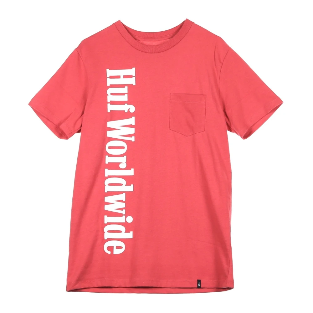Huf Men's Red Scarlet T-Shirt - T-Shirts - Xl - Tops