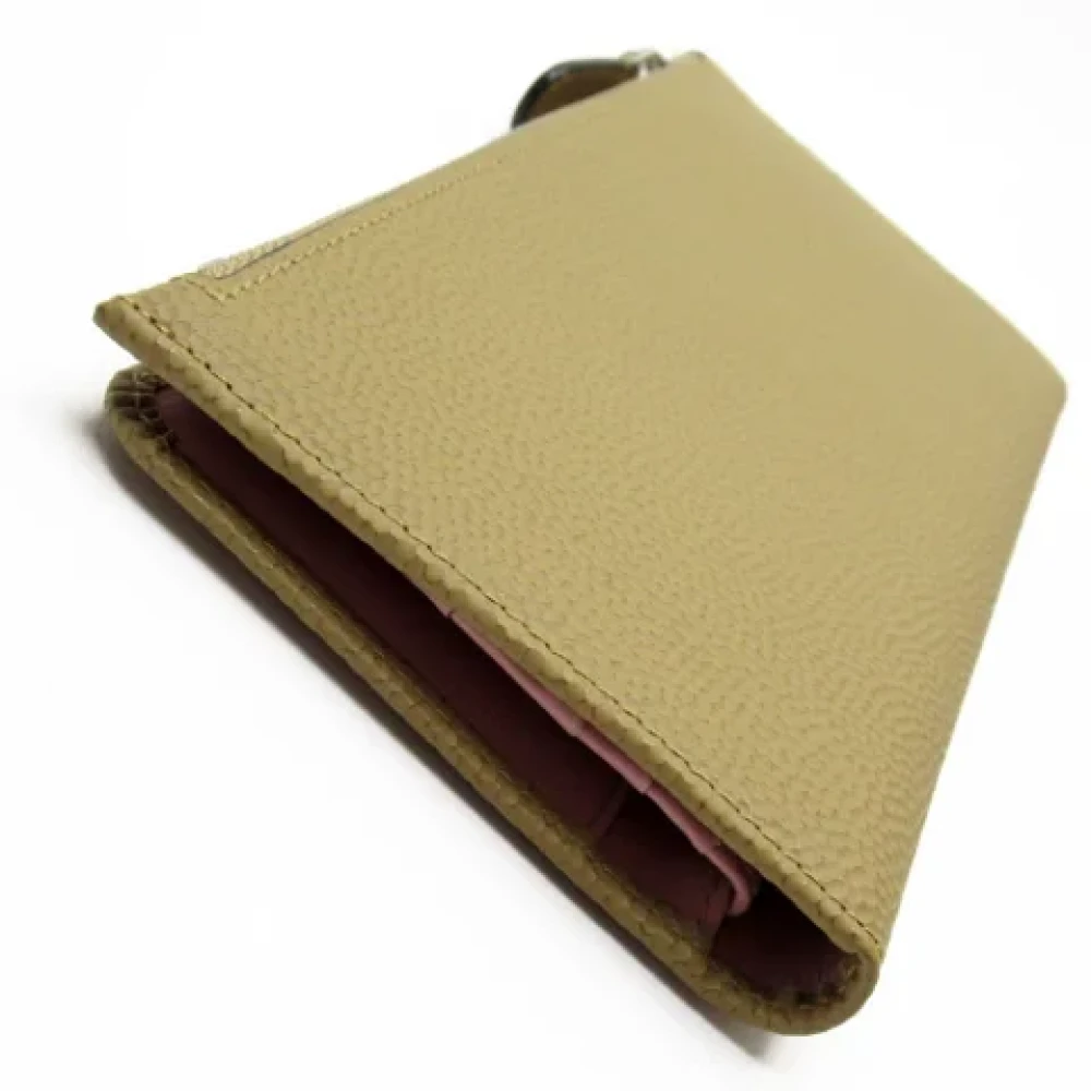 Bally Pre-owned Leather wallets Beige Dames
