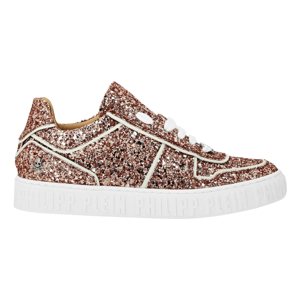 Philipp Plein King Power Low-Top Sneakers Dames Schoenen Bruin