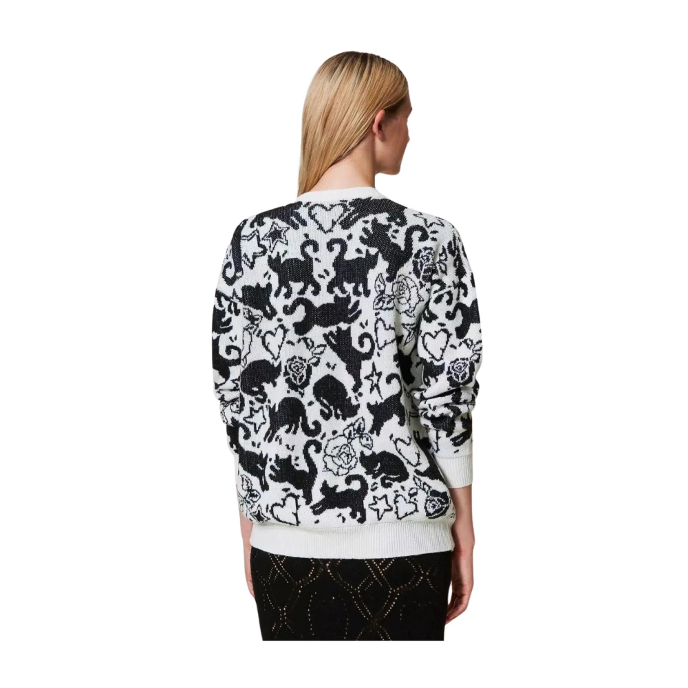 Twinset Gestreepte Trui Multicolor Dames