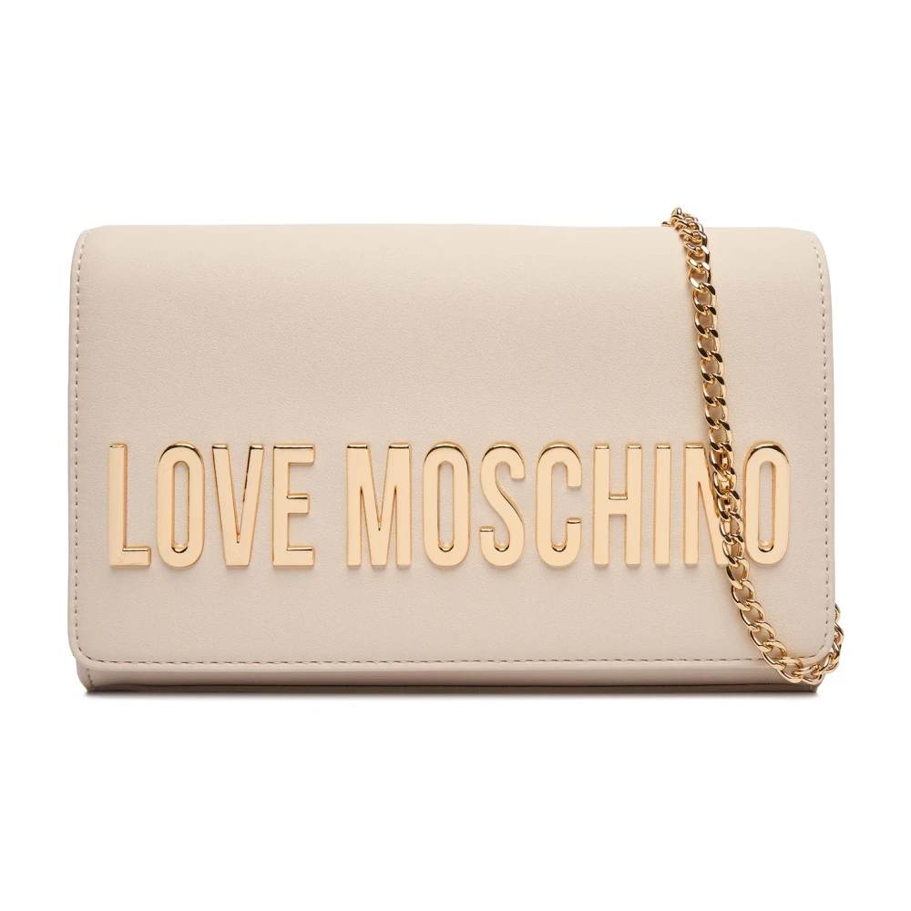 Love Moschino Women's Beige Shoulder Bags, One Size, Shoulder Bag