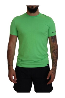 t-shirt-vert-a-col-rond