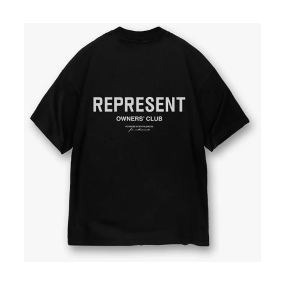 Represent T-Shirts Black Heren