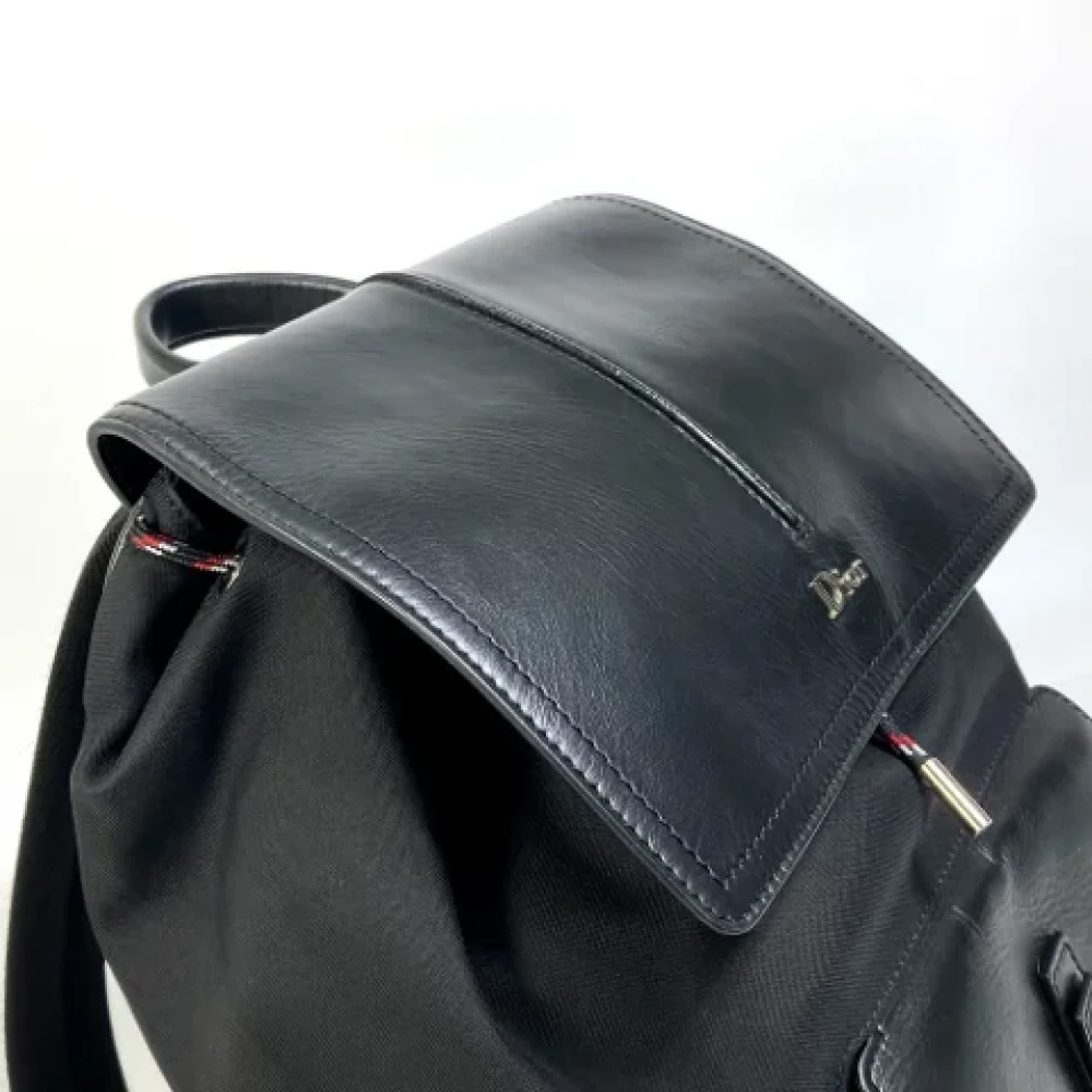 Dior Vintage Pre-owned Fabric shoulder-bags Black Dames