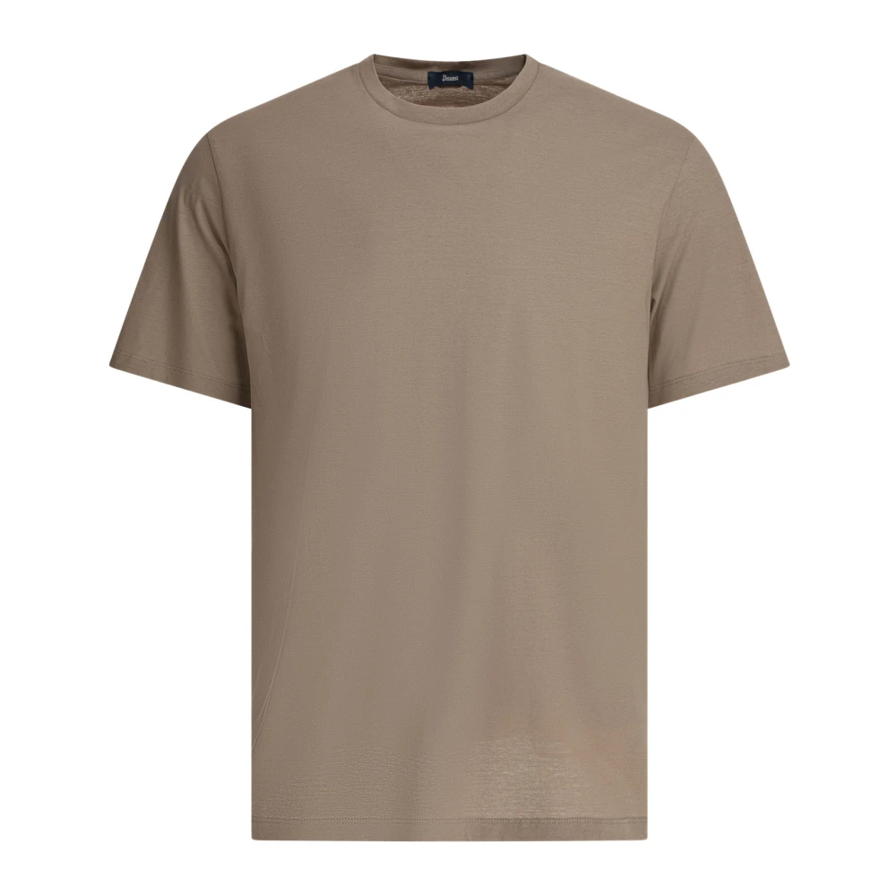 Herno - Tops > T-Shirts - Brown - Herno - Modalova