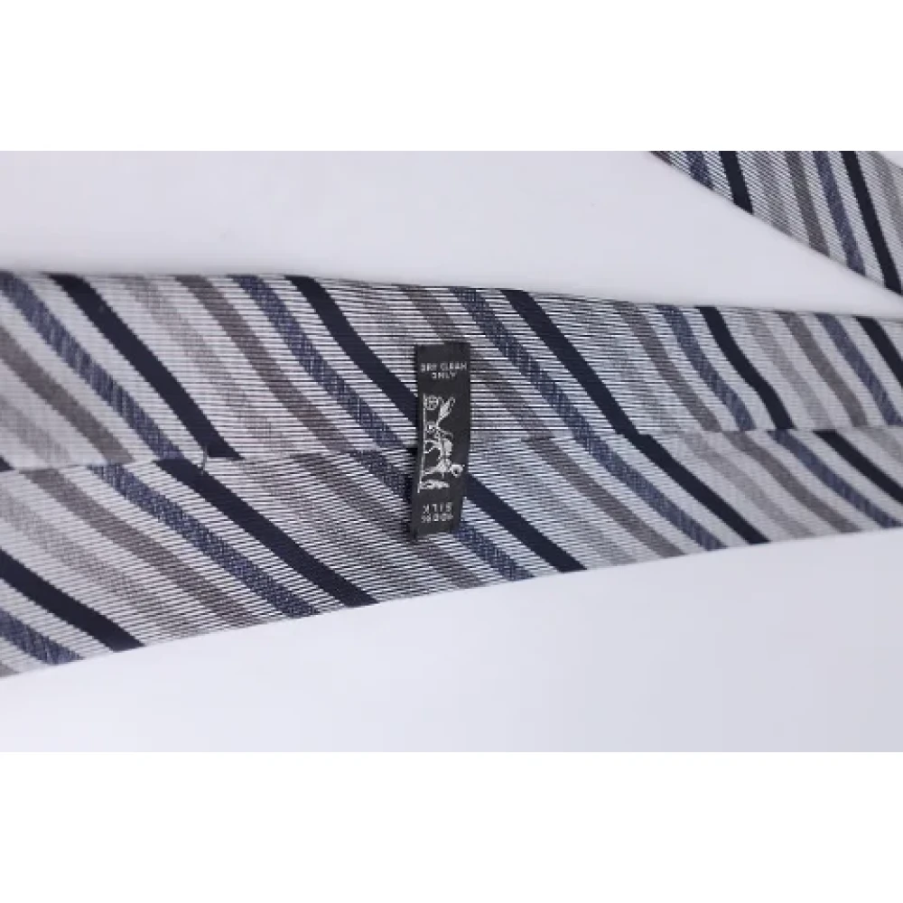Hermès Vintage Pre-owned Silk home-office Gray Heren