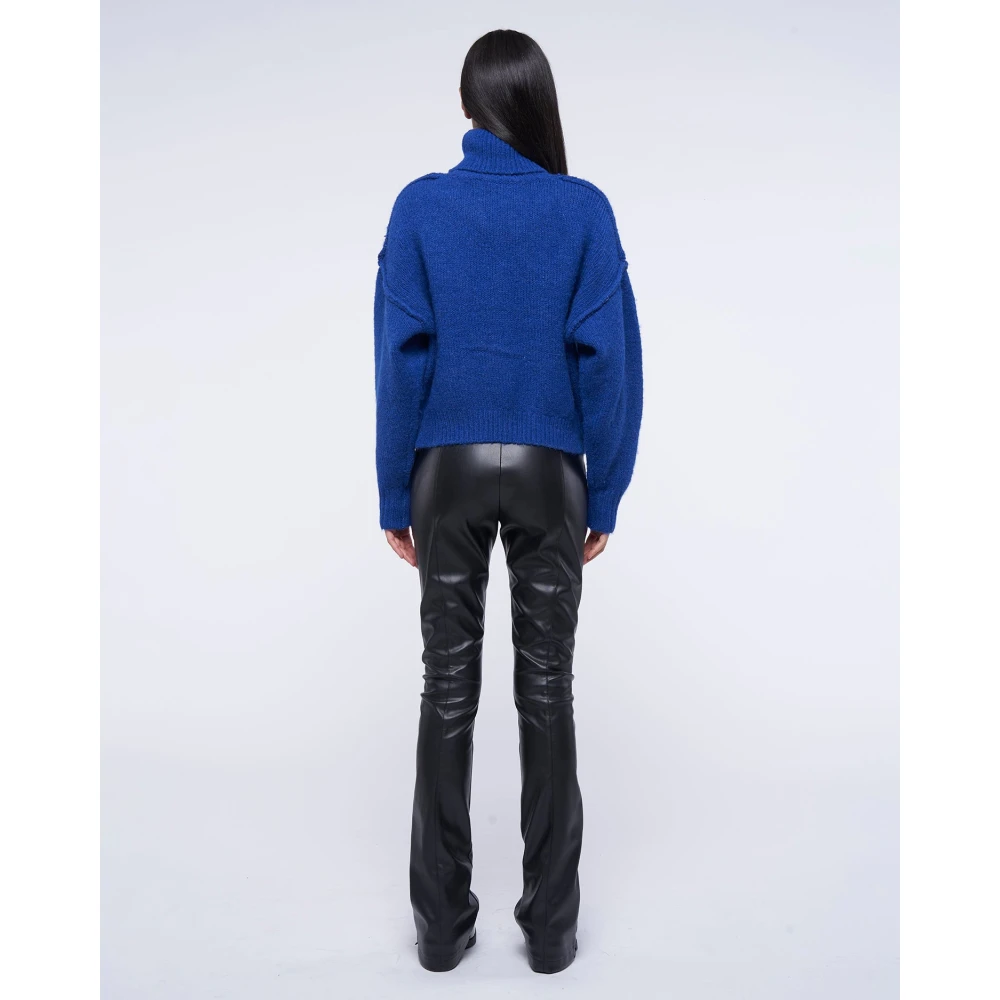 John Richmond Dolcevita oversized met logo Blue Dames