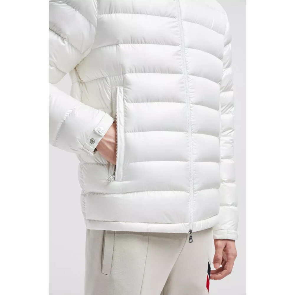 Moncler Witte Jassen met Verstelbare Capuchon White Heren