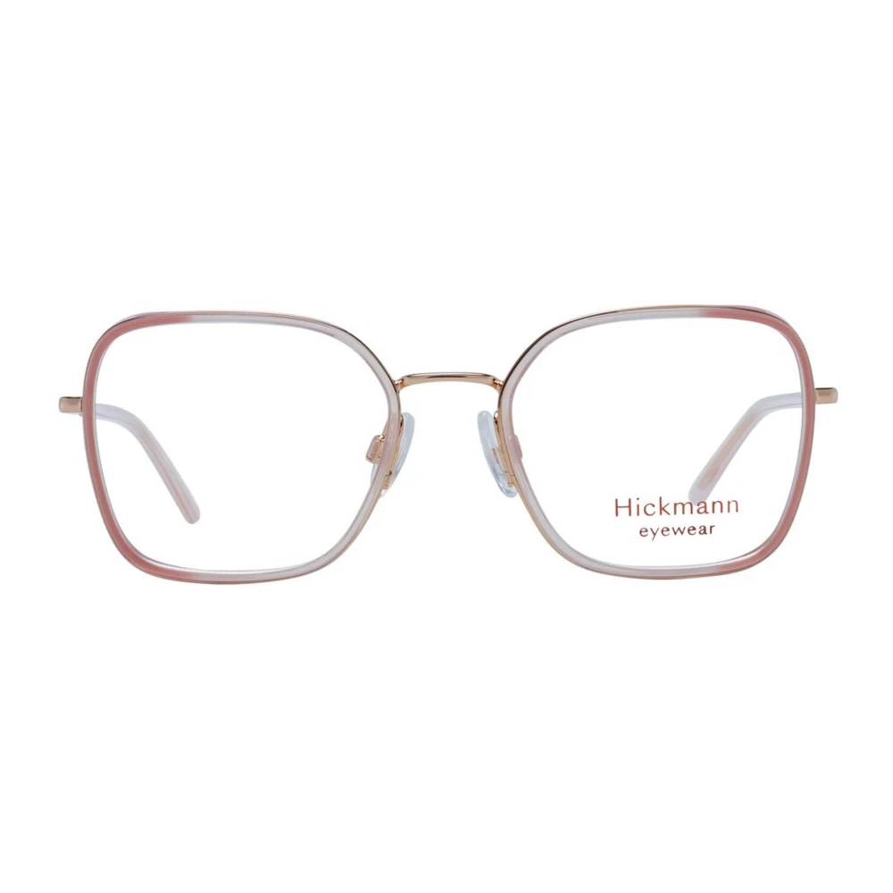 Ana Hickmann Roze Metalen Rechthoekige Optische Monturen Pink Dames