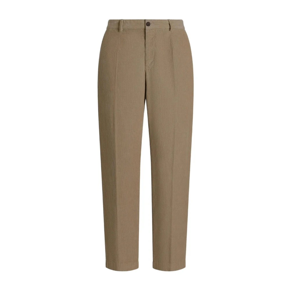 Dolce & Gabbana Homme Beige Pantalons, Taille: M Pantalon En Velours Côtelé