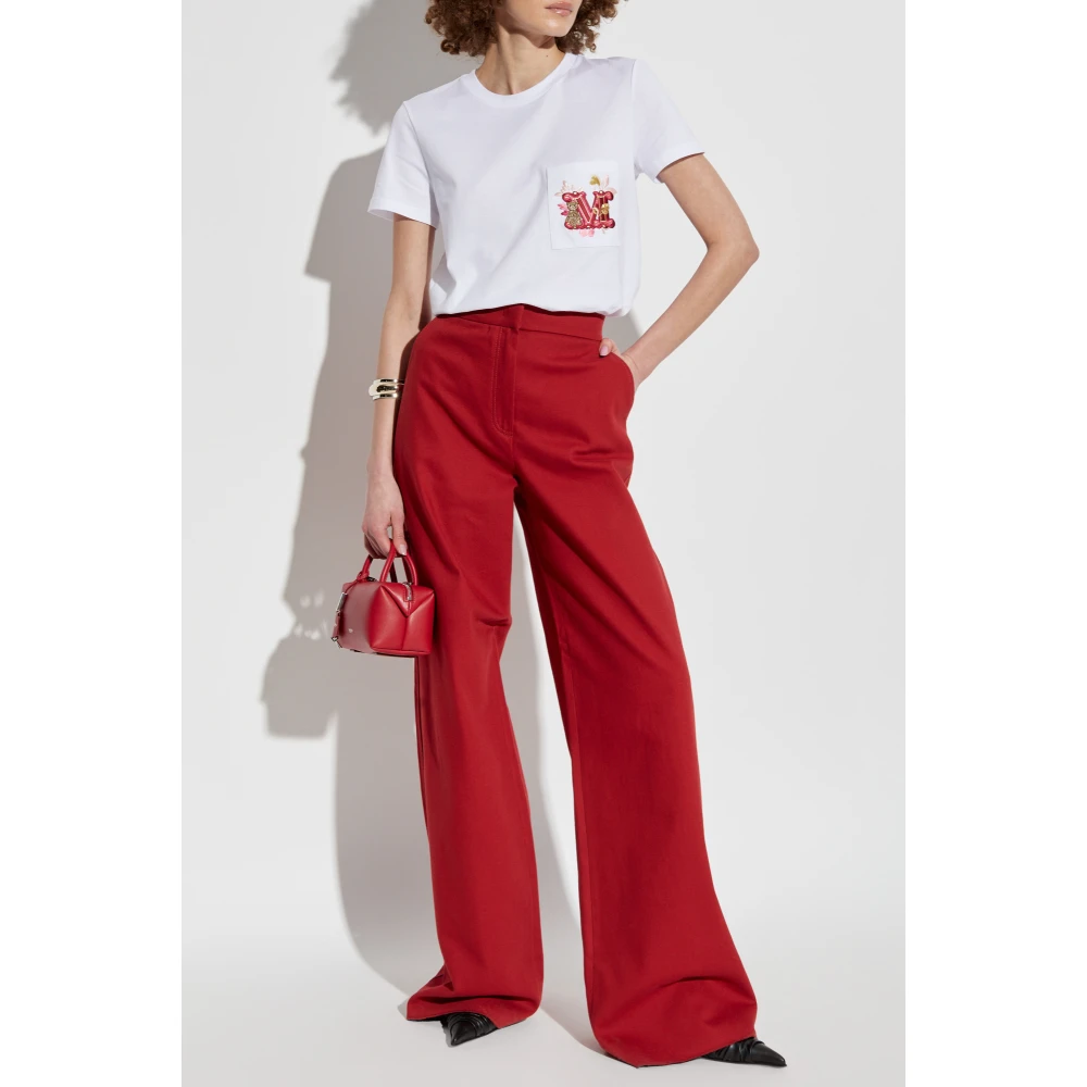 Max Mara Broek Ruggero Red Dames