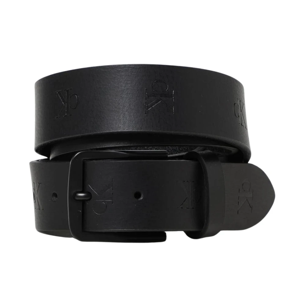 Calvin Klein Men's Black Classic Leather Belt