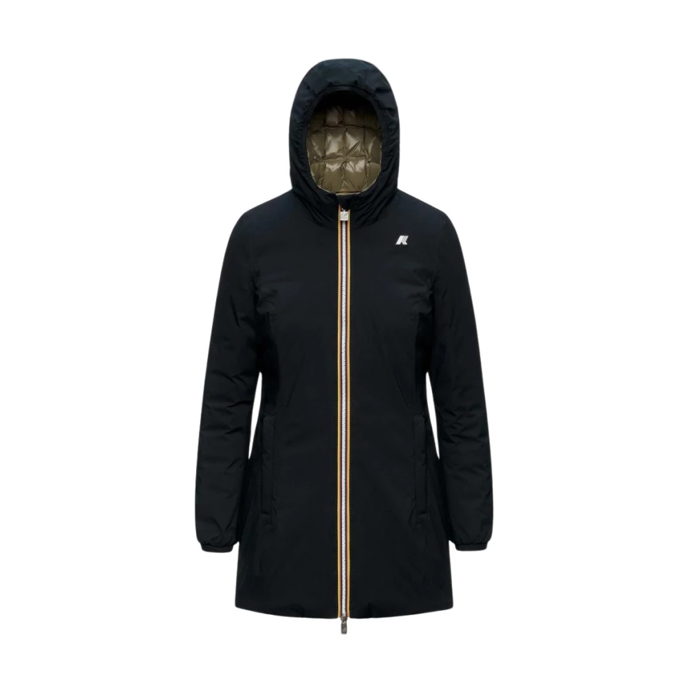 K-Way Donna Nero Giacche, M, New,