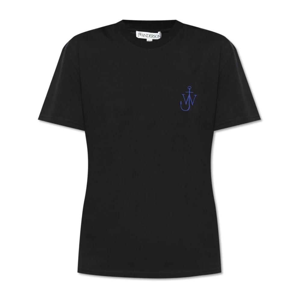 JW Anderson T-shirt met logo Black Dames