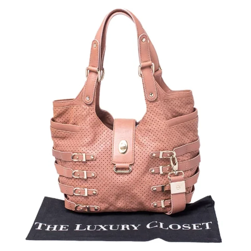Jimmy Choo Pre-owned Leather handbags Pink Dames
