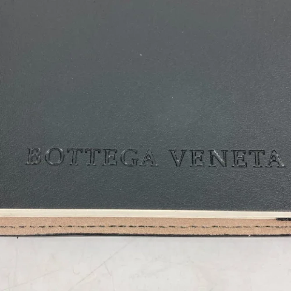 Bottega Veneta Vintage Pre-owned Leather wallets Black Dames