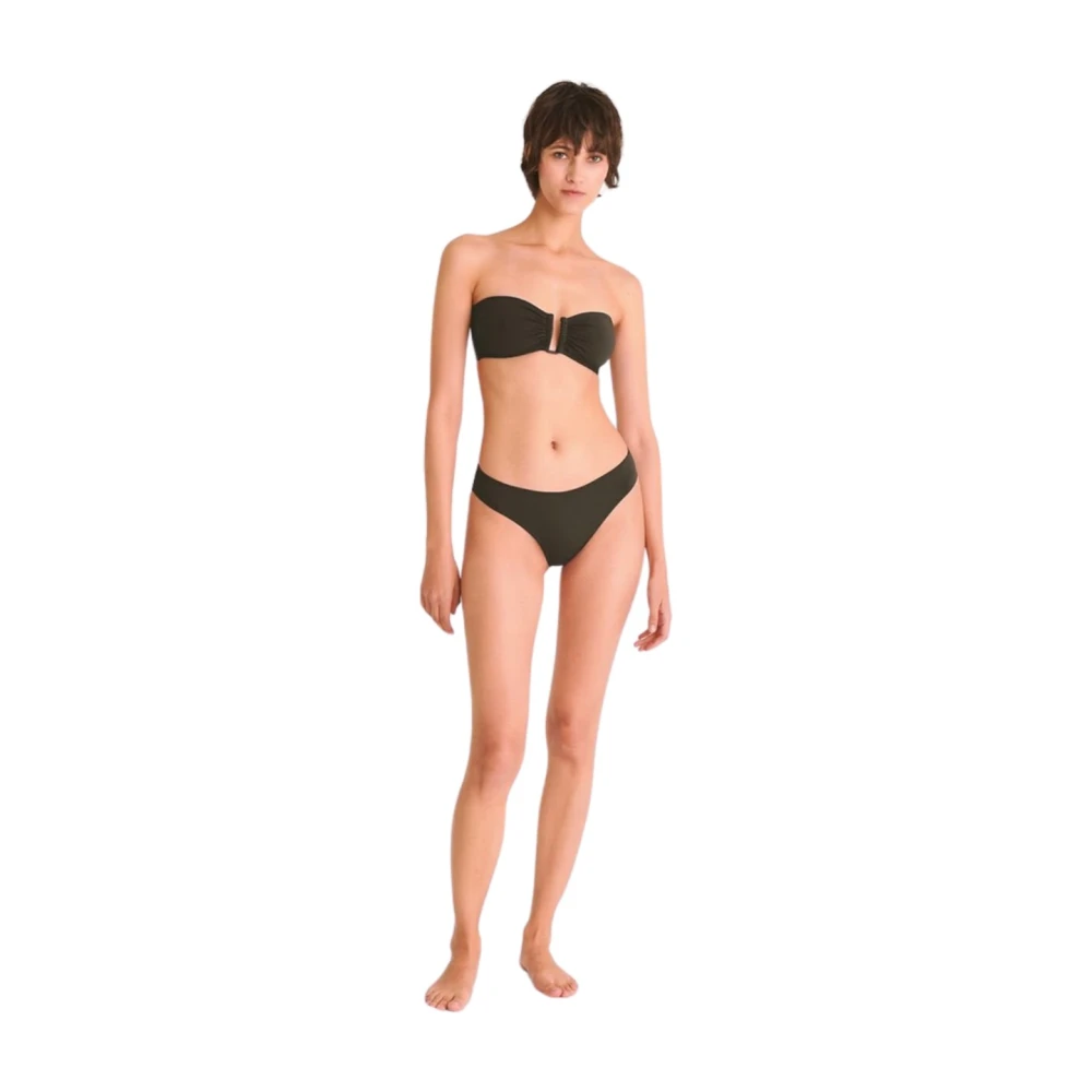 Eres Vulkaan Bandeau Bikini Top Brown Dames