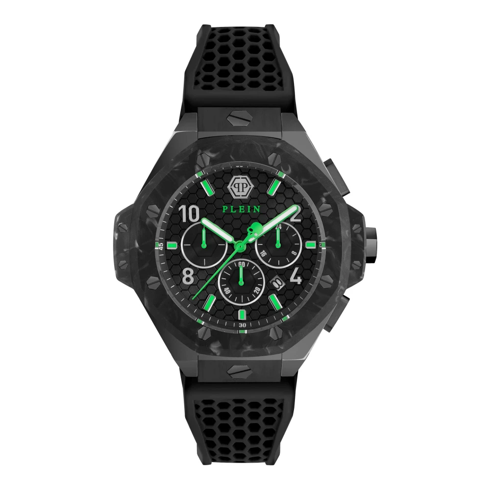 Philipp Plein Men's Black Watches, One Size, Plein Chrono Royal