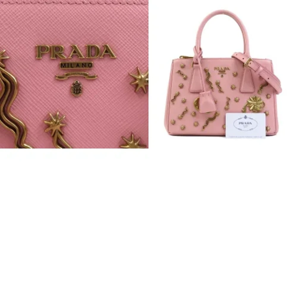 Prada Vintage Pre-owned Fabric prada-bags Pink Dames