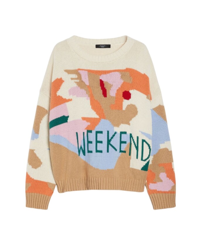 pull-fabian-coton-orange-intarsia