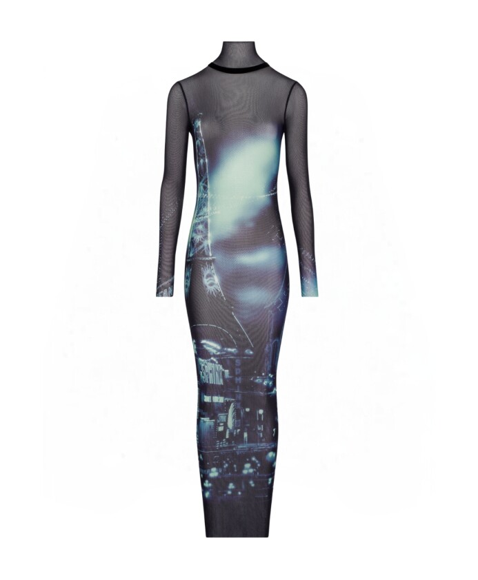 robe-longue-imprimee-en-maille-col-roule