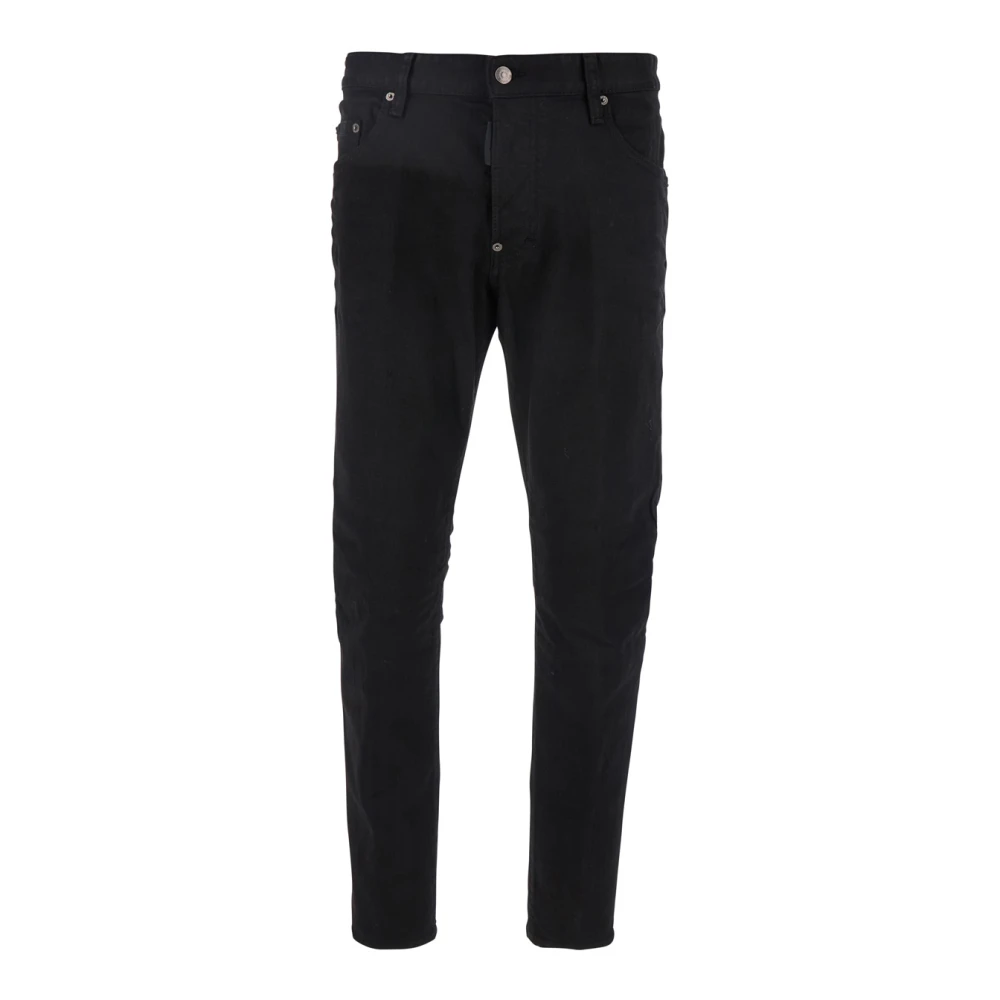 Dsquared2 - Schwarze Skater-Jeans Aus Baumwolle - Jeans - Herren - Schwarzk - Xl - Bild 3
