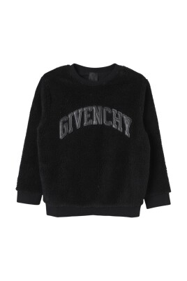 logo-embroidered-kids-sweater-black