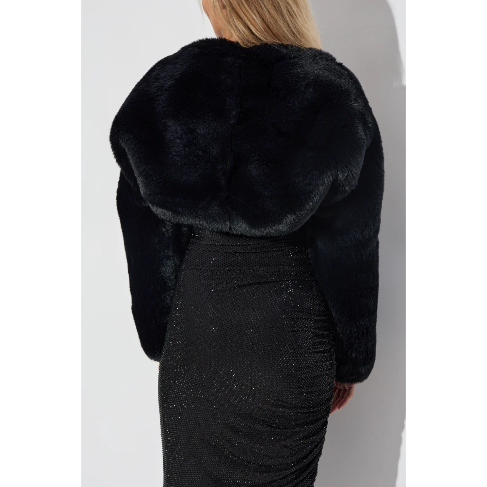 Cult Gaia Faux fur Bentley Black Dames