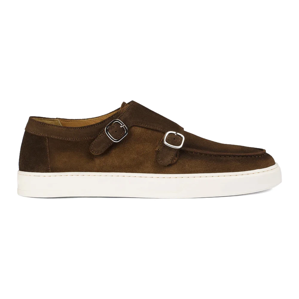 Doucal's Brown Loafers, Male, 10 Uk, Slip-On Con Fibbia