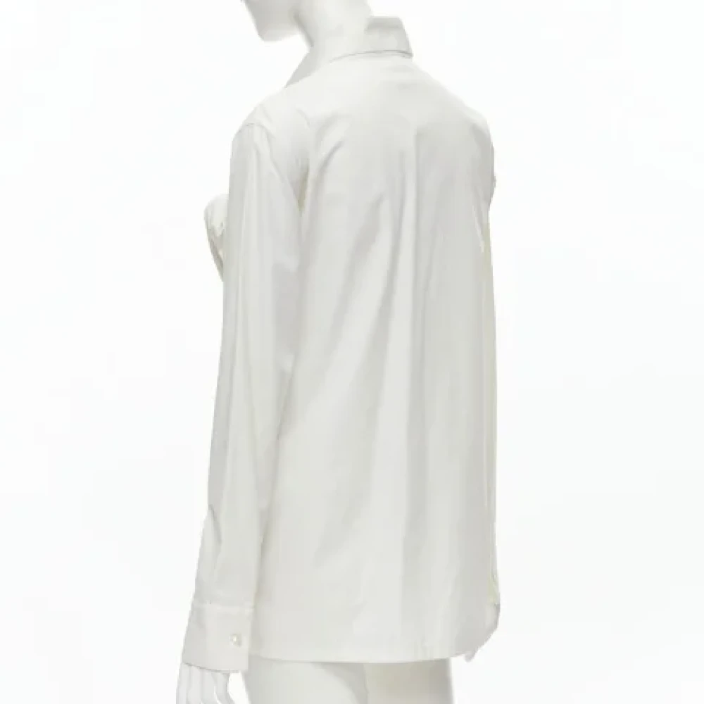 Yohji Yamamoto Pre-owned Cotton tops White Dames