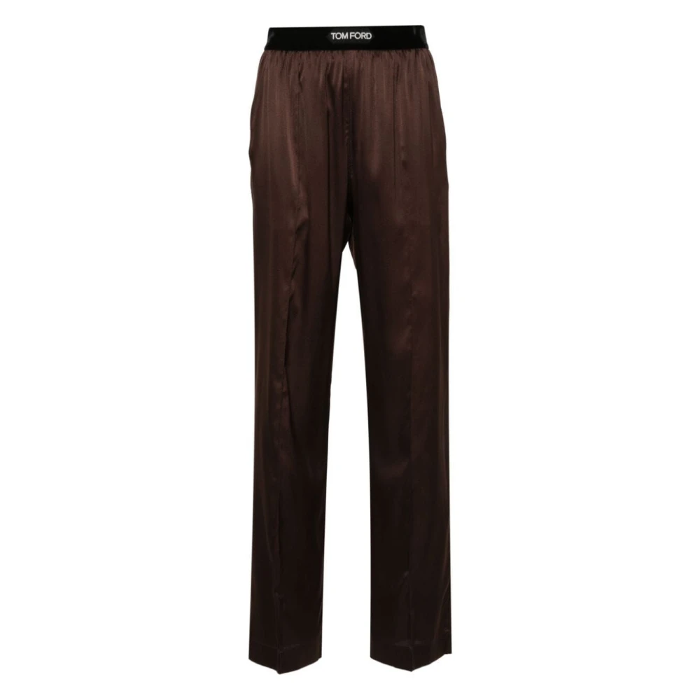 Trousers > Straight Trousers - - Tom Ford - Modalova