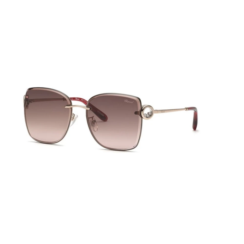Chopard Yellow Red Gold Sunglasses Brown Gradient Pink - Female - Sunglasses - 58 Mm - Accessories