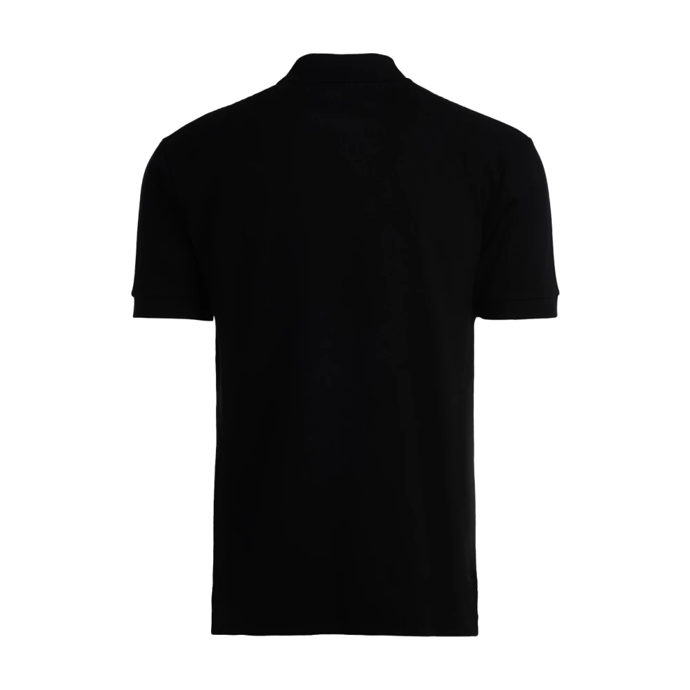 Comme des Garçons Play Zwarte Polo Shirt met Rode Hart Black Heren