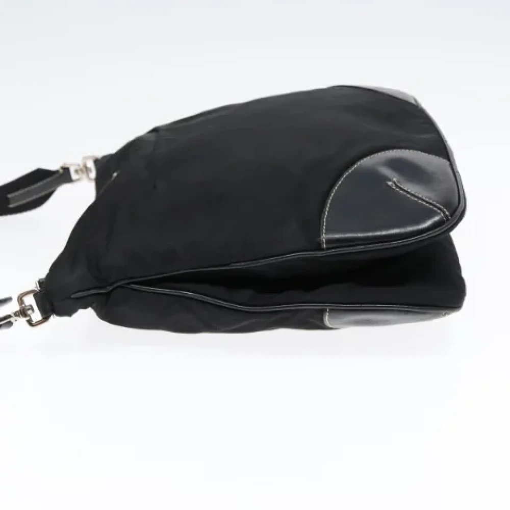 Prada Vintage Pre-owned Leather prada-bags Black Dames