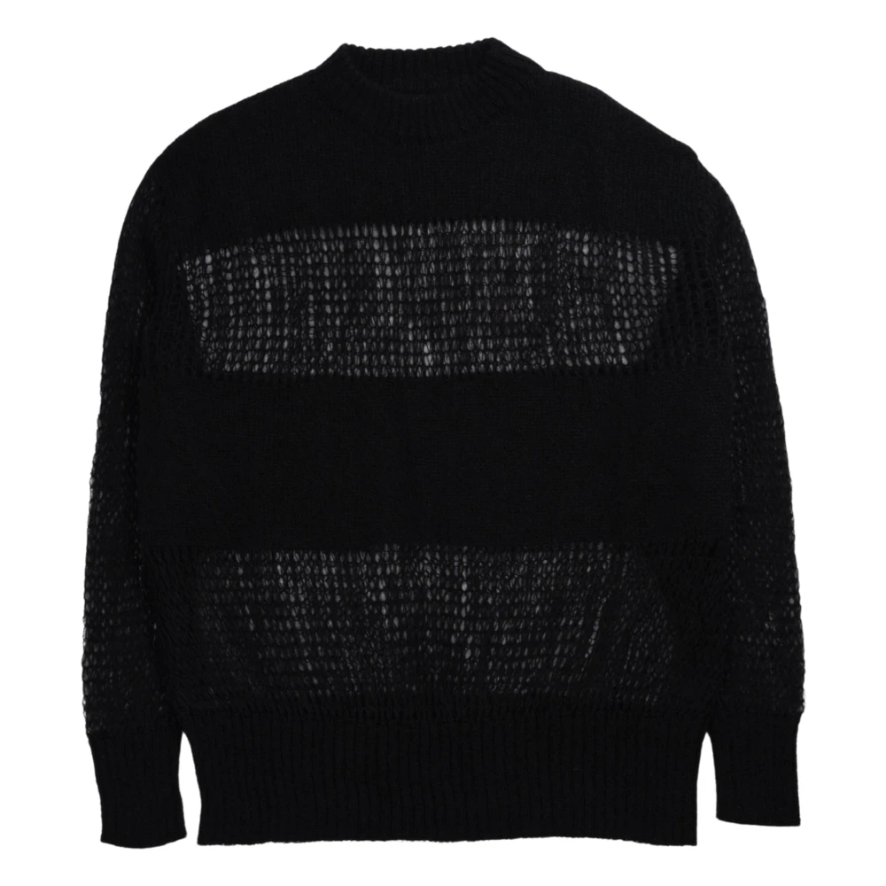 Vaquera Oversized Zwarte Trui Black Dames