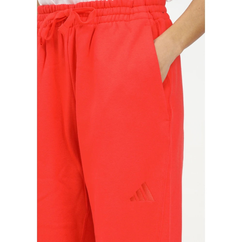 Adidas Fluo Sportieve Broek Alle Seizoenen Red Dames