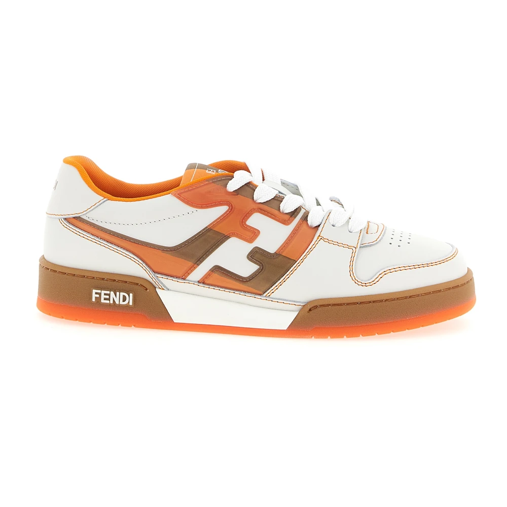 Fendi Multicolor Sneakers, Male, 9 Uk, Match Trainers