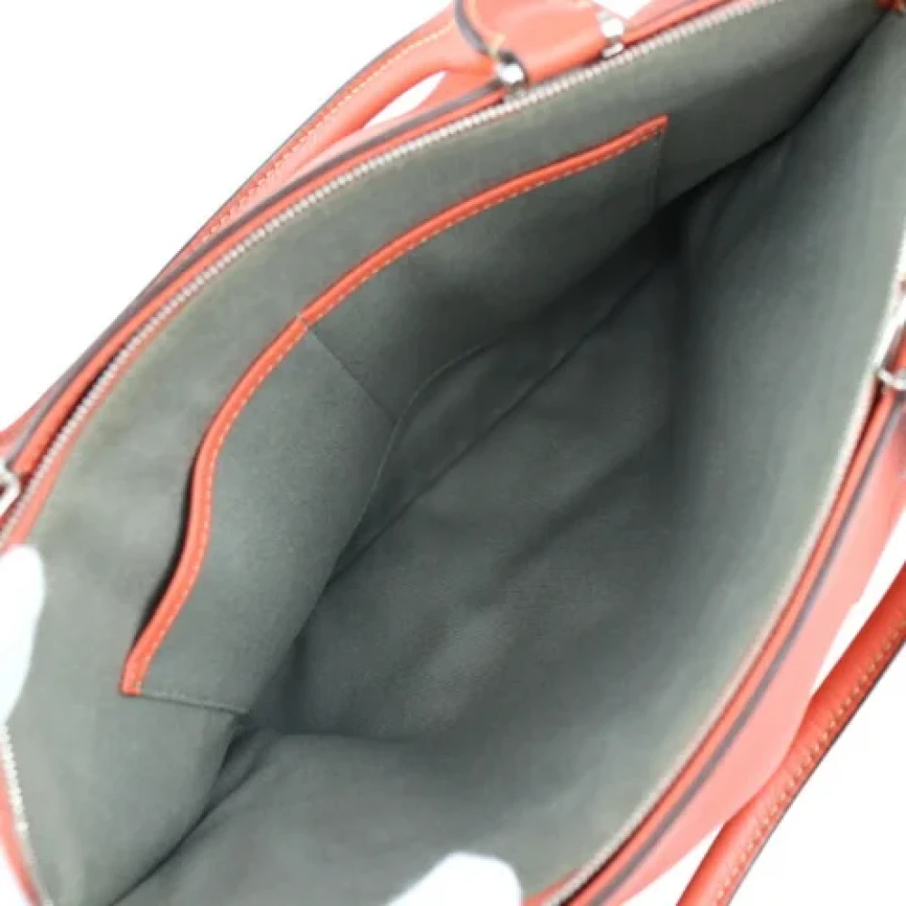Cartier Vintage Pre-owned Leather handbags Orange Dames
