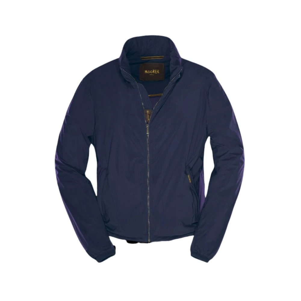Moorer Men's Blue Light Jackets, Xl, Giove-Ac Bomber Jacket
