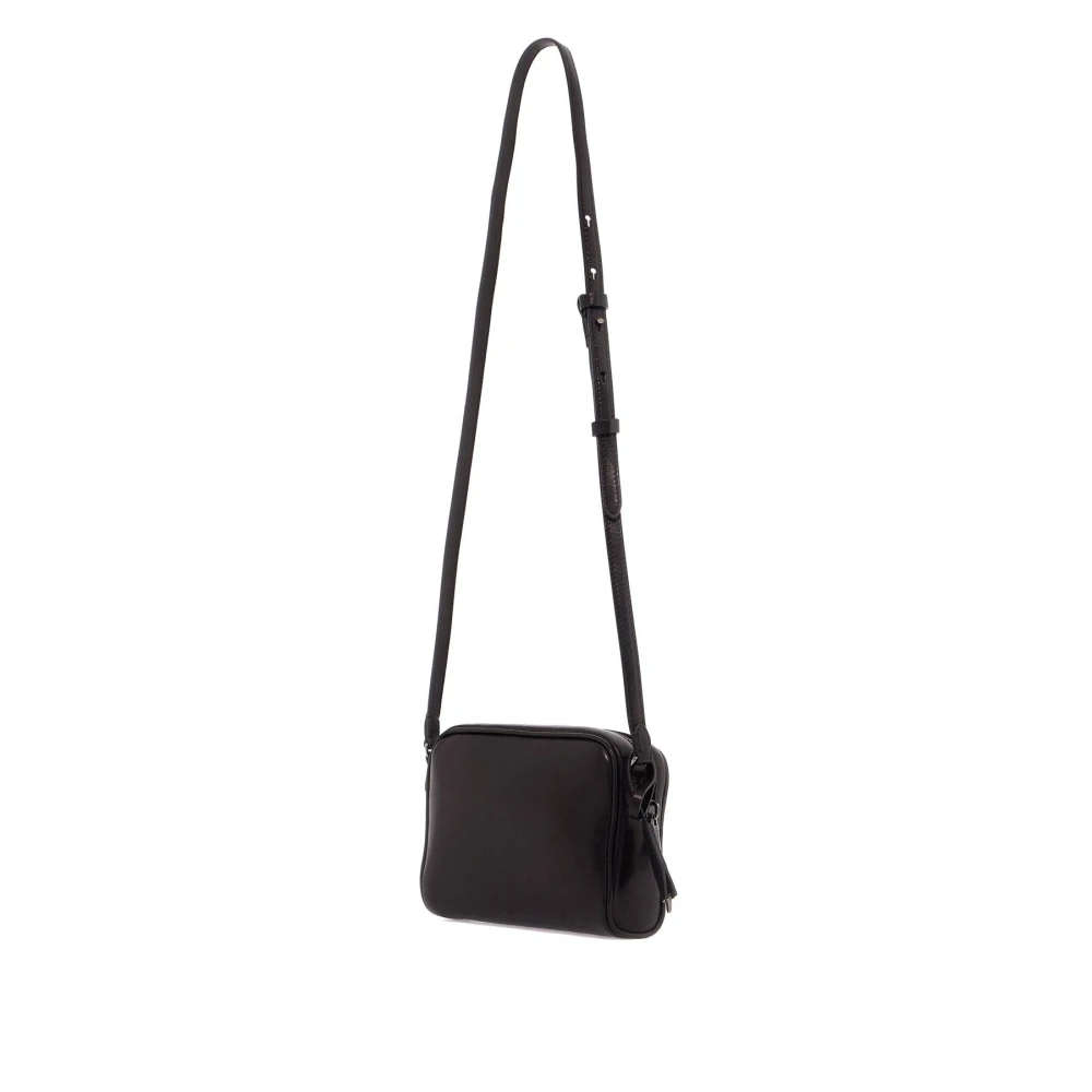 BRUNELLO CUCINELLI Mini Leren Boston Crossbody Tas Black Dames
