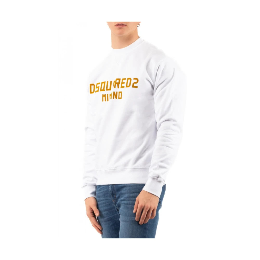 Dsquared2 Stijlvolle Sweater White Heren