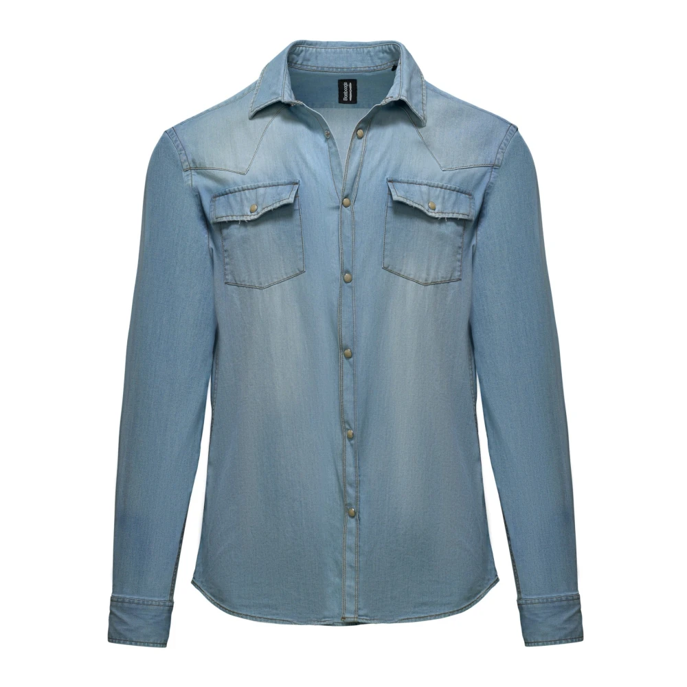 BomBoogie Casual Shirts Blue Heren