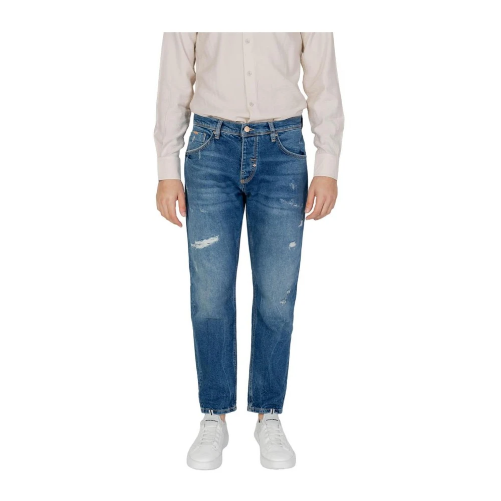 Antony Morato Slimme katoenen jeans met elastanmix Blue Heren