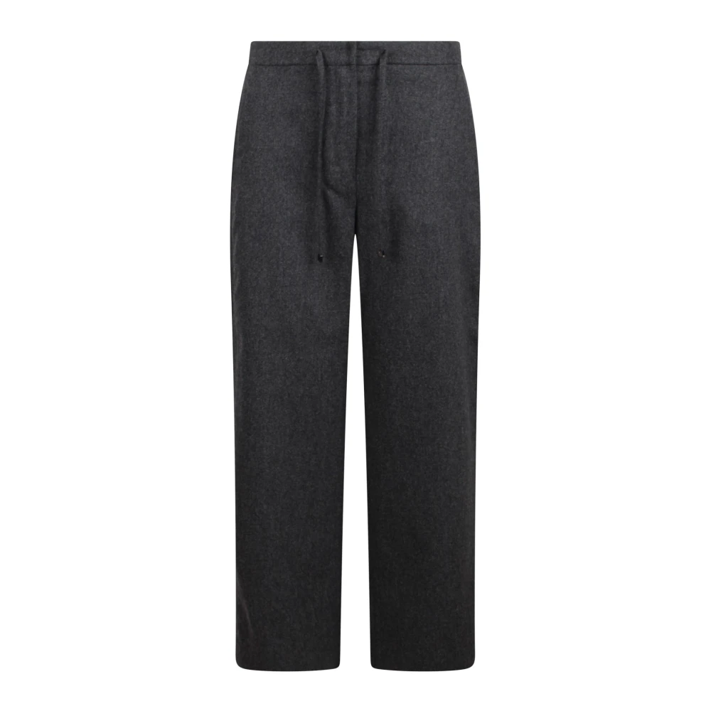 Max Mara Floria Wijde Fit Broek Gray Dames
