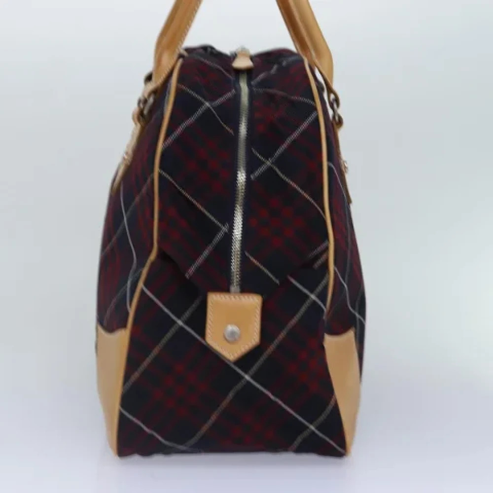 Burberry Vintage Pre-owned Nylon travel-bags Brown Dames