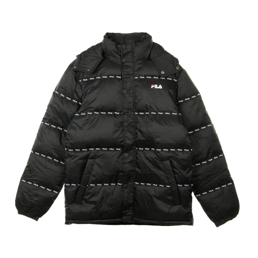 Fila Zwarte Donsjas voor Mannen Black Heren